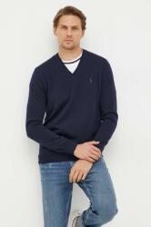 Ralph Lauren pulover de lana barbati, culoarea albastru marin, light 9BYX-SWM0GN_59X