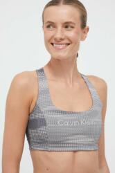 Calvin Klein Performance sutien sport Essentials culoarea gri, modelator PPYX-BID19A_90X