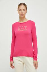 Giorgio Armani longsleeve femei, culoarea roz 99KK-TSD06E_42X