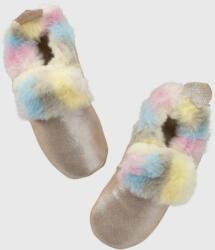 Shoo Pom papuci din piele intoarsa pentru copii culoarea roz 9BYX-OBG16Y_03X