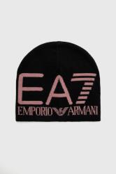 EA7 Emporio Armani caciula culoarea negru, din tesatura neteda 99KK-CAD0BT_99A