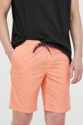Tommy Hilfiger pantaloni scurti din bumbac culoarea portocaliu PPYX-SZM09J_24X