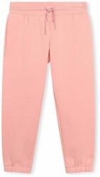 Kenzo kids pantaloni de trening pentru copii culoarea roz, neted 9BYX-SPG015_30X