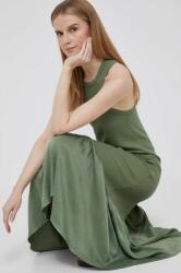 DEHA rochie culoarea verde, midi, evazati PPYX-SUD2DE_97X