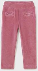 MAYORAL pantaloni din catifea pentru copii culoarea roz, neted 9BYX-SPG01J_30X