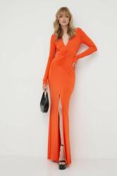 Patrizia Pepe rochie culoarea portocaliu, maxi, drept 9BYX-SUD0GZ_22X