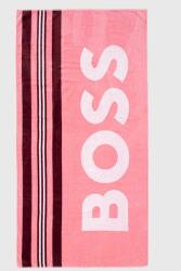 HUGO BOSS prosop din bumbac culoarea roz PPYX-AKU01B_30X Prosop