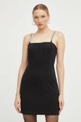 GUESS rochie culoarea negru, mini, evazati 9BYX-SUD0ZI_99X
