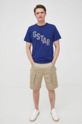 G-Star tricou din bumbac cu imprimeu PPYY-TSM261_59X (D21198.336)