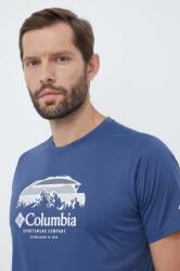 Columbia tricou sport Columbia Hike culoarea albastru marin, cu imprimeu PPYX-TSM1EA_59X