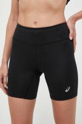 ASICS pantaloni scurți de alergare Core Sprinter culoarea negru, neted, high waist 9BYX-SZD04J_99X