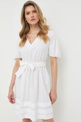 MARELLA rochie culoarea alb, mini, evazati PPYX-SUD1SA_00X