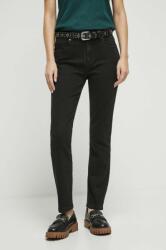 Medicine jeansi femei, culoarea negru ZBYX-SJD701_99J