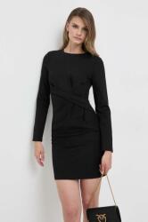 Silvian Heach rochie culoarea negru, mini, drept MBYX-SUD00U_99X
