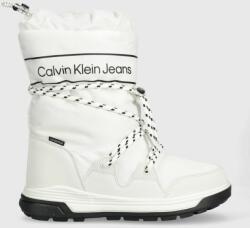 Calvin Klein Jeans cizme de iarna copii culoarea alb 9BYX-OBG0UL_00X