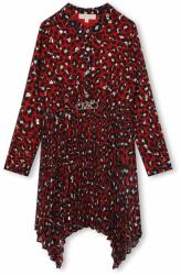 Michael Kors rochie fete culoarea rosu, mini, evazati 9BYX-SUG057_33X