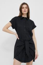 Ralph Lauren rochie culoarea negru, mini, drept PPYX-SUD23E_99X