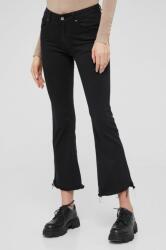 Answear Lab jeansi femei, culoarea negru, mulata, medium waist BBYY-SPD04P_99X