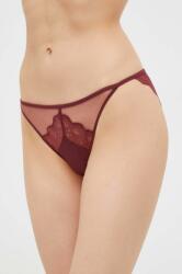 Calvin Klein Underwear chiloti culoarea bordo 9BYX-BID15K_83X