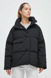 adidas geaca de puf femei, culoarea negru, de iarna, oversize 9BYX-KUD0EY_99X