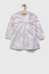 Guess rochie din bumbac pentru copii culoarea violet, mini, evazati 9BYX-SUG01S_04X