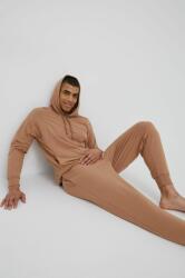 Calvin Klein bluza barbati, culoarea maro, neted PPYY-BLM1H2_82X