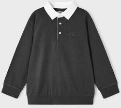 MAYORAL tricou polo copii culoarea gri, neted 9BYX-BUB02P_90X