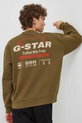 G-Star RAW bluză bărbați, culoarea verde, uni 9BYX-BLM0RP_91X (D23994.D425)