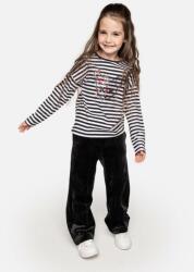 Coccodrillo pantaloni de trening pentru copii culoarea negru, neted 9BYX-SPG05B_99X
