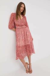 Morgan rochie culoarea roz, midi, evazati PPYY-SUD22M_38X