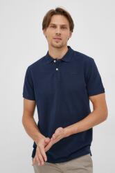 Pepe Jeans Polo de bumbac Vincent culoarea albastru marin, material neted PPYY-TSM140_59X