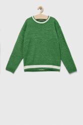 Tommy Hilfiger pulover pentru copii din amestec de lana culoarea verde, călduros 9BYX-SWB00A_77X