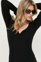 GUESS pulover din amestec de mătase culoarea negru, light 9BYX-SWD00O_99X
