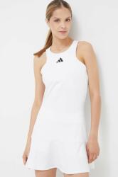 Adidas rochie sport culoarea alb, mini, mulata 9BYX-SUD0LI_00X