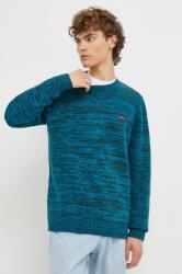 Levi's pulover de lana barbati, culoarea turcoaz 9BYX-SWM03O_69X