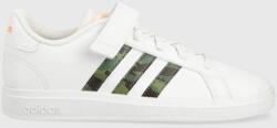 adidas sneakers pentru copii GRAND COURT 2.0 EL culoarea alb 9BYX-OBK04L_00X