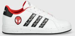 adidas sneakers pentru copii x Marvel, GRAND COURT Spider culoarea alb 9BYX-OBK05D_00X
