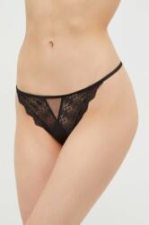 Calvin Klein Underwear tanga culoarea negru 9BYX-BID15J_99X