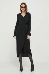 Sisley rochie culoarea negru, maxi, mulata 9BYX-SUD14O_99X