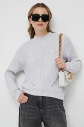 Patrizia Pepe pulover de lana femei, culoarea violet, cu turtleneck 9BYX-SWD14D_04X