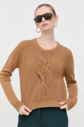 LIU JO pulover de lana femei, culoarea maro 9BYX-SWD0BK_84X