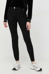 Giorgio Armani pantaloni femei, culoarea negru, mulata, high waist 9BYX-LGD07Z_99X
