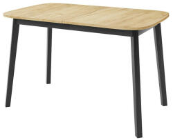  Asztal Edmond 110 (Kézműves aranytölgy + Fekete)