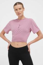 Adidas tricou yoga Studio culoarea roz 9BYX-TSD0I6_30X