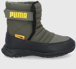 PUMA cizme de iarna pentru copii Puma Nieve Boot WTR AC PS culoarea verde 9BY8-OBK03R_78X