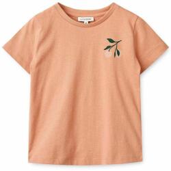 Liewood tricou de bumbac pentru copii culoarea bej, cu imprimeu PPYX-TSK07P_80X