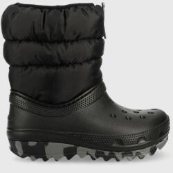 Crocs cizme de iarna copii culoarea negru 9BYY-OBB0N6_99X