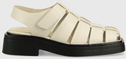 Vagabond Shoemakers sandale de piele Eyra femei, culoarea bej PPYY-OBD0KE_02X