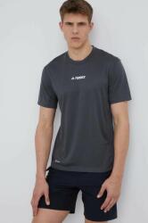adidas TERREX tricou sport Multi H53382 culoarea gri, cu imprimeu PPYY-TSM1HU_90X