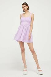 Abercrombie & Fitch rochie culoarea violet, mini, evazati PPYX-SUD2OJ_04X